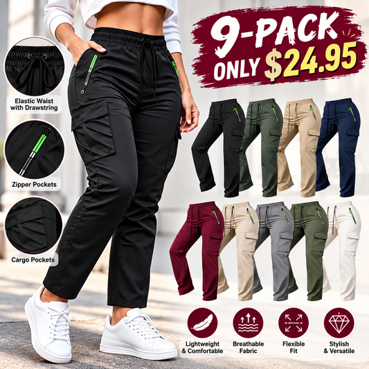 [LAST DAY SALE]Women's Multi-Pocket Cargo Pants